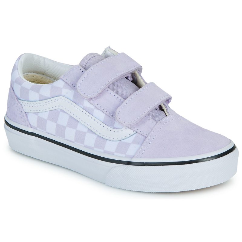 Scarpe bambini ragazza Vans  Old Skool V  Viola Vans 197804514854