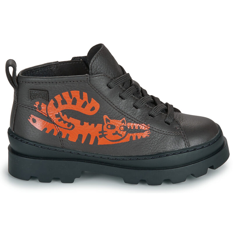 Camper BRUTUS Graue Sneaker f&uuml;r Kinder - Gr&ouml;&szlig;e 2
