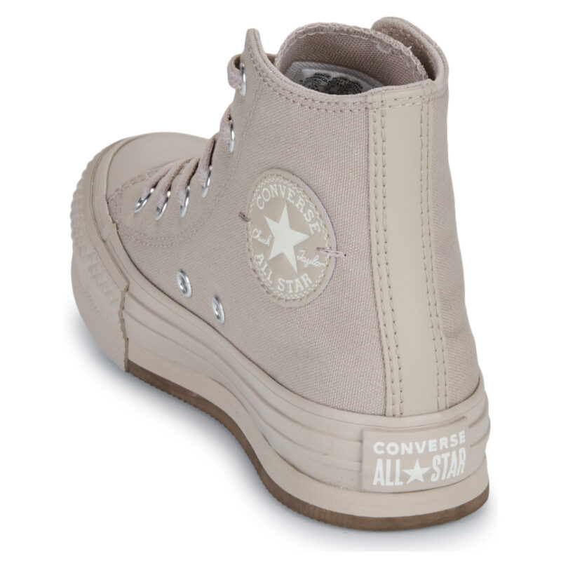 Converse CHUCK TAYLOR ALL STAR EVA LIFT MONOCHROME Beige Sneakers Bambino - 5