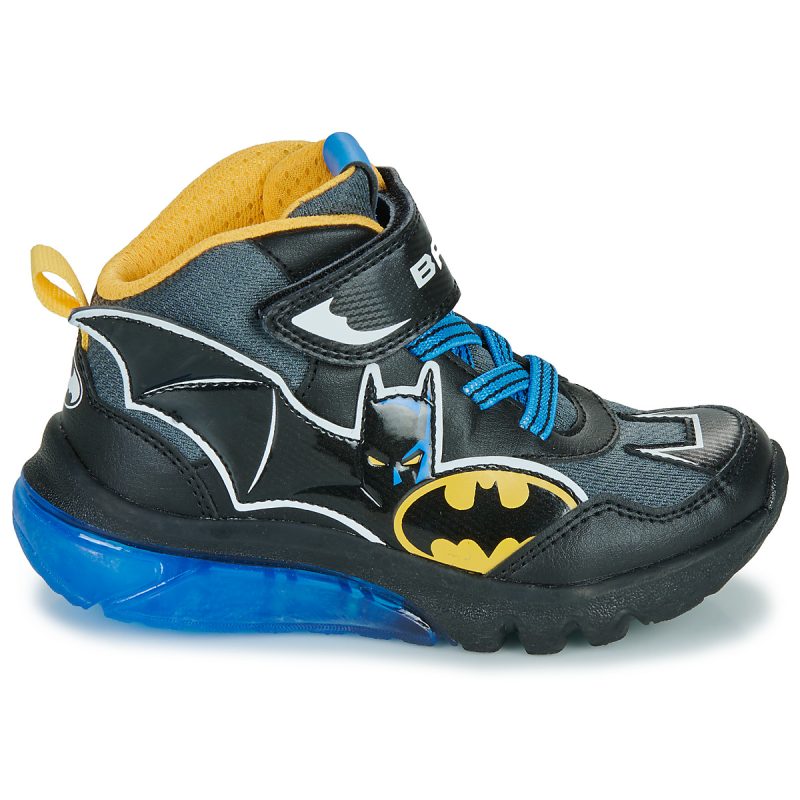 Geox Baskets enfant J CIBERDRON BOY BATMAN noires - Taille 2