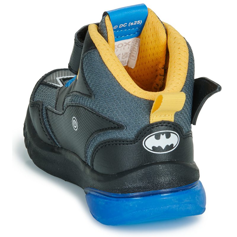 Geox Baskets enfant J CIBERDRON BOY BATMAN noires - Taille 5