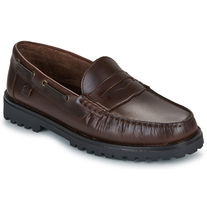 Casual Attitude EVEROAN Braune Herren-Bootsschuhe - Gr&ouml;&szlig;e 1