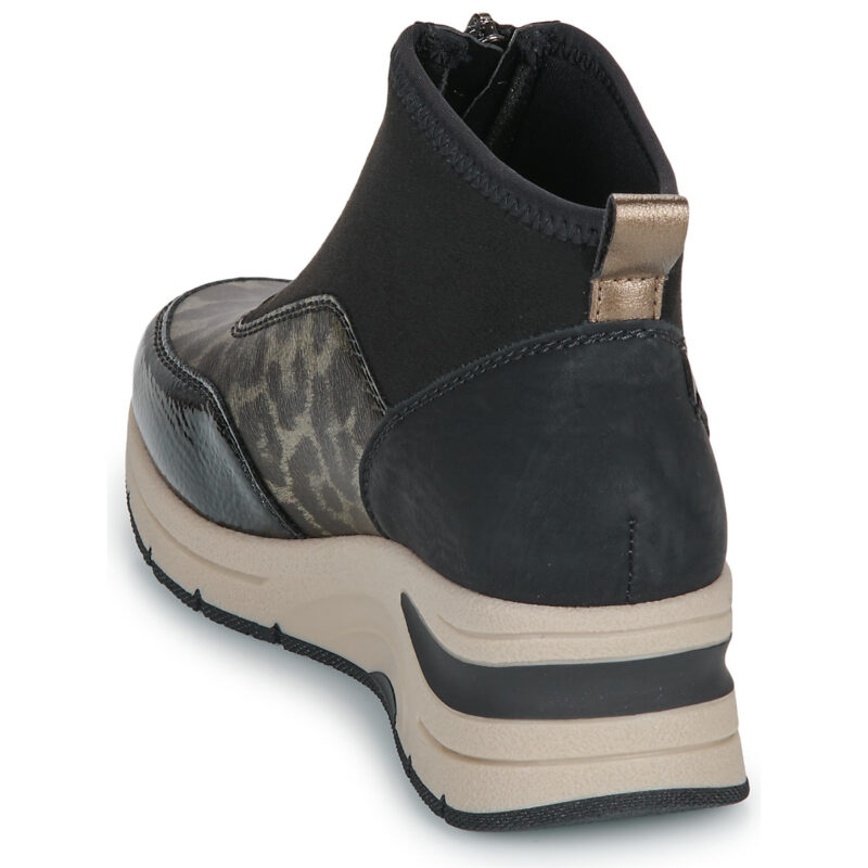 Rieker N9362-00 Black High-top Sneakers Women - 5