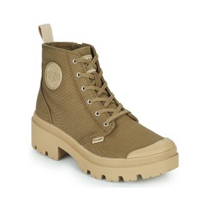 Sneakers alte    Pallabase TWILL  Kaki