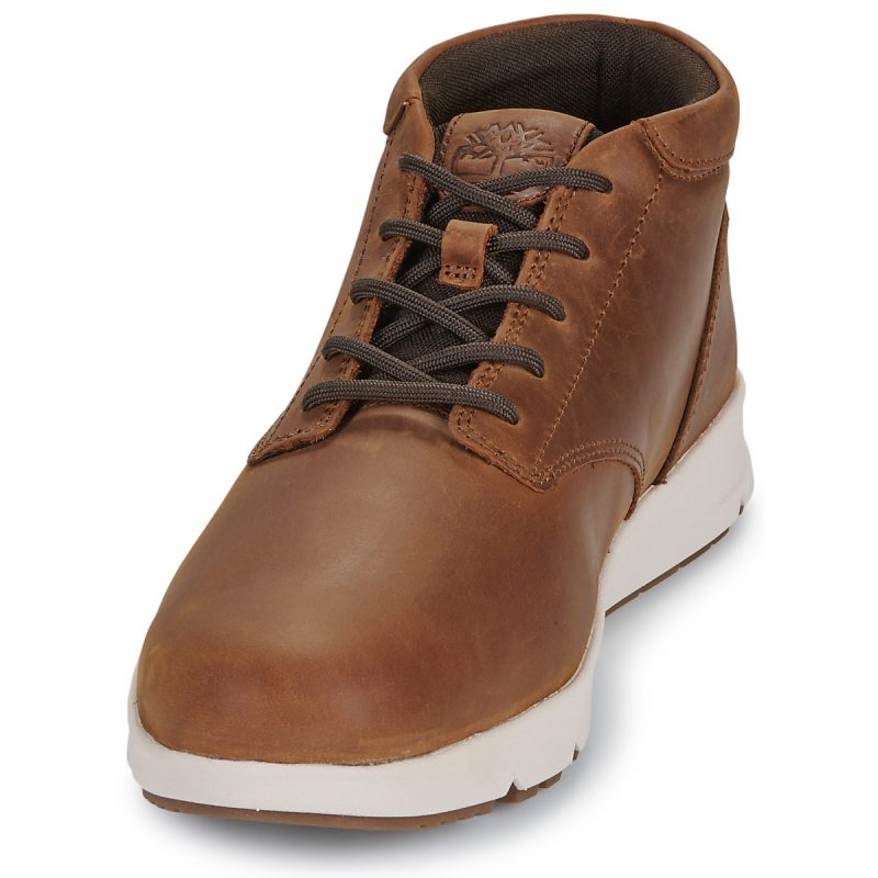 Timberland Parker Street Brown High-Top Sneakers Men - 3
