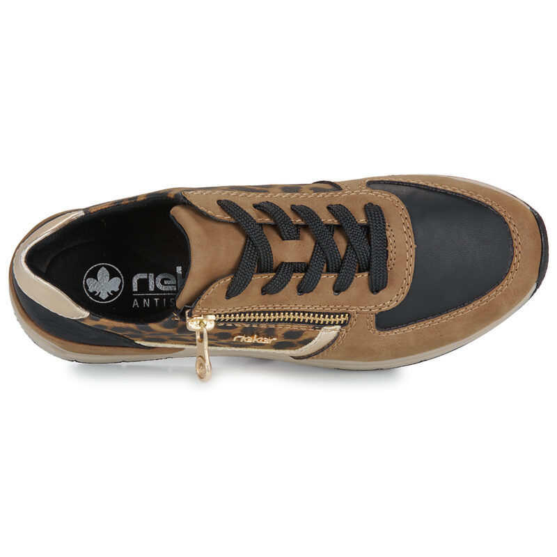 Rieker 58902-24 Beige Low Top Sneakers Women - 6