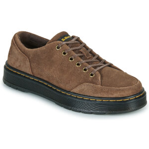 Sneakers uomo Dr. Martens  Brookline 6 Eye 6 Eye Shoe Dark Brown Bronx Suede  Marrone Dr. Martens 190665752465