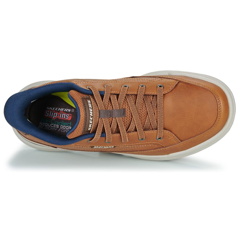 Baskets Skechers STERLING HANSEL SLIP-INS marron pour homme - Pointure 6