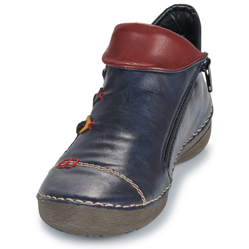 Rieker 72581-14 Blu - Derby Donna - 3