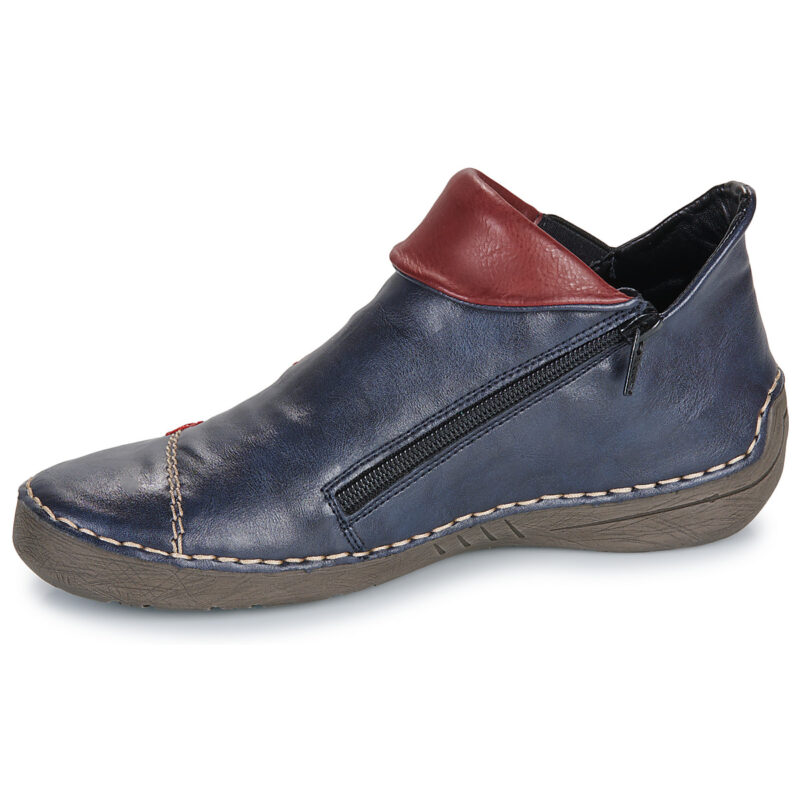 Rieker 72581-14 Blu - Derby Donna - 4