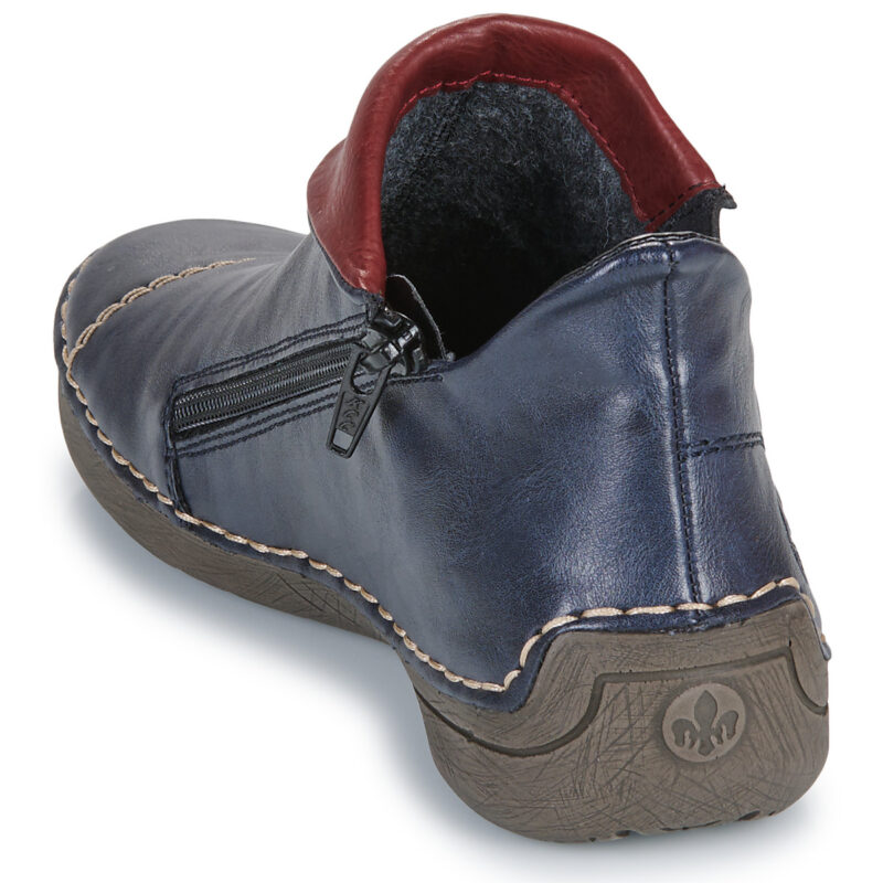 Rieker 72581-14 Blu - Derby Donna - 5