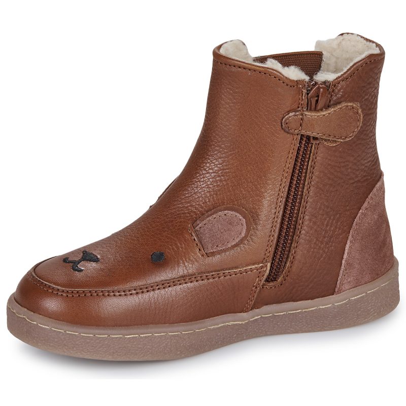 Citrouille et Compagnie VIVO Marrone Boots Bambino - 4