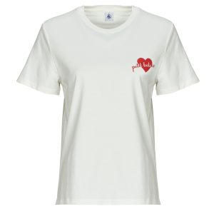 T-shirt    MC COL ROND  Bianco