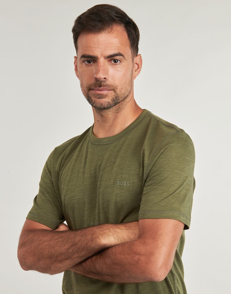 T-shirt BOSS Tegood Kaki T-shirt maniche corte Uomo - 5