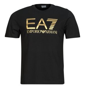 T-shirt uomo Emporio Armani EA7  TRAIN LOGO SERIES M TEE BIG LOGO SS - TRAIN LOGO SERIES M TEE BI  Nero Emporio Armani EA7 8033995835076