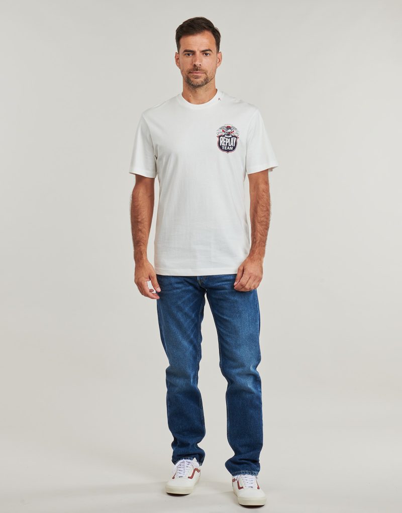 T-shirt Replay - Bianco T-shirt maniche corte Uomo - 2
