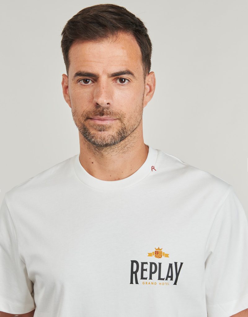 T-shirt Replay - Bianco T-shirt maniche corte Uomo - 5