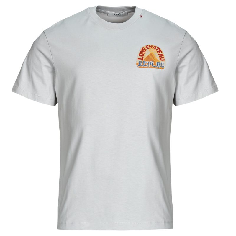 T-Shirt Replay - Grau T-Shirt mit kurzen &Auml;rmeln Herren - 1