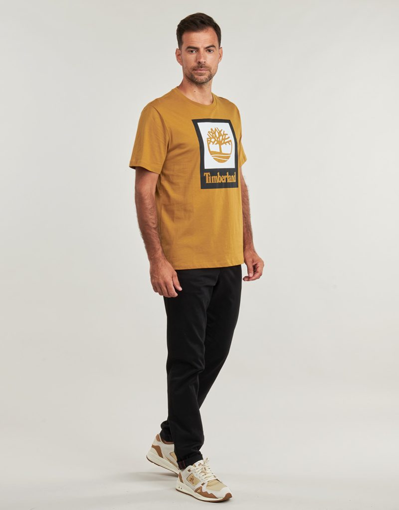 T-shirt Timberland Colored Short Sleeve Tee Giallo T-shirt maniche corte Uomo - 3