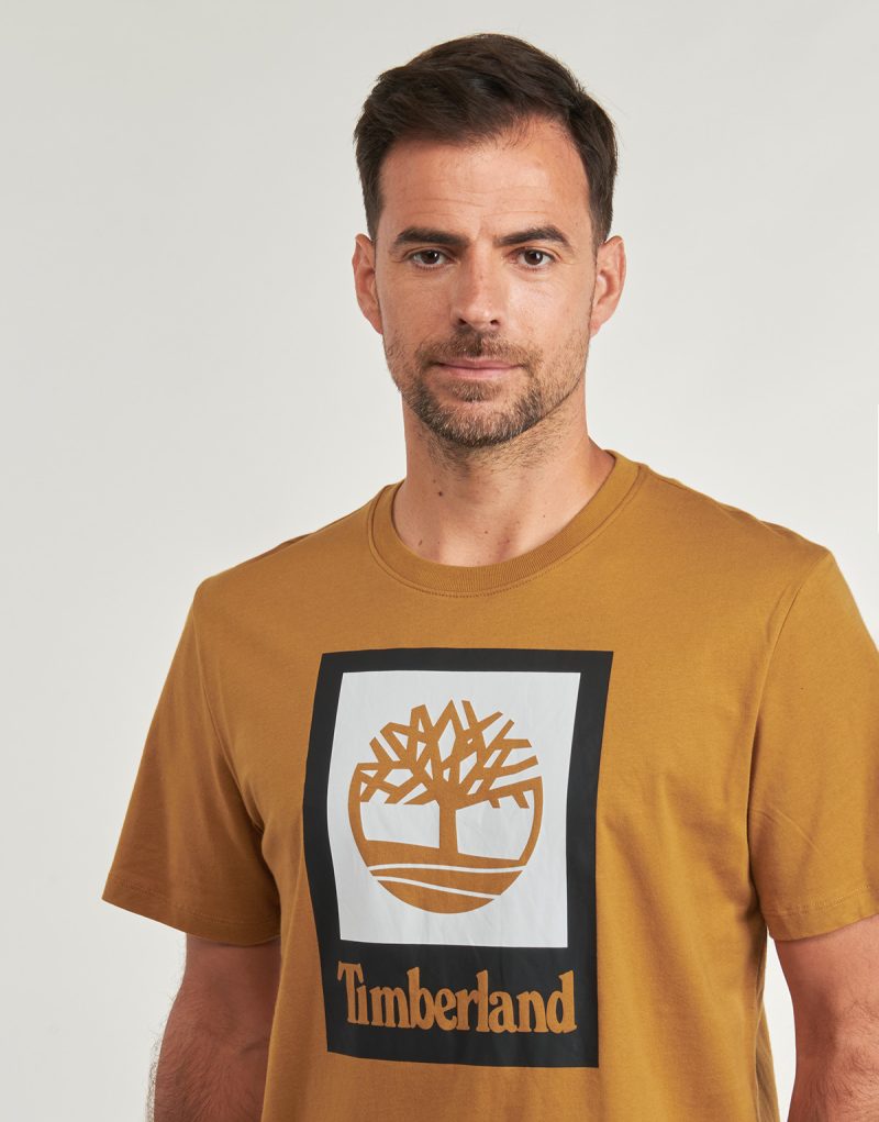 T-shirt Timberland Colored Short Sleeve Tee Giallo T-shirt maniche corte Uomo - 5