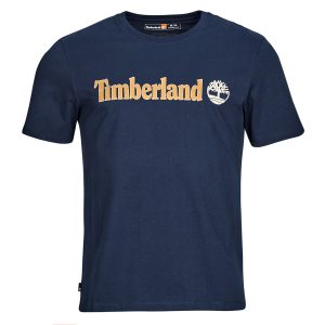 T-shirt uomo Timberland  Linear Logo Short Sleeve Tee  Marine Timberland 194902997350