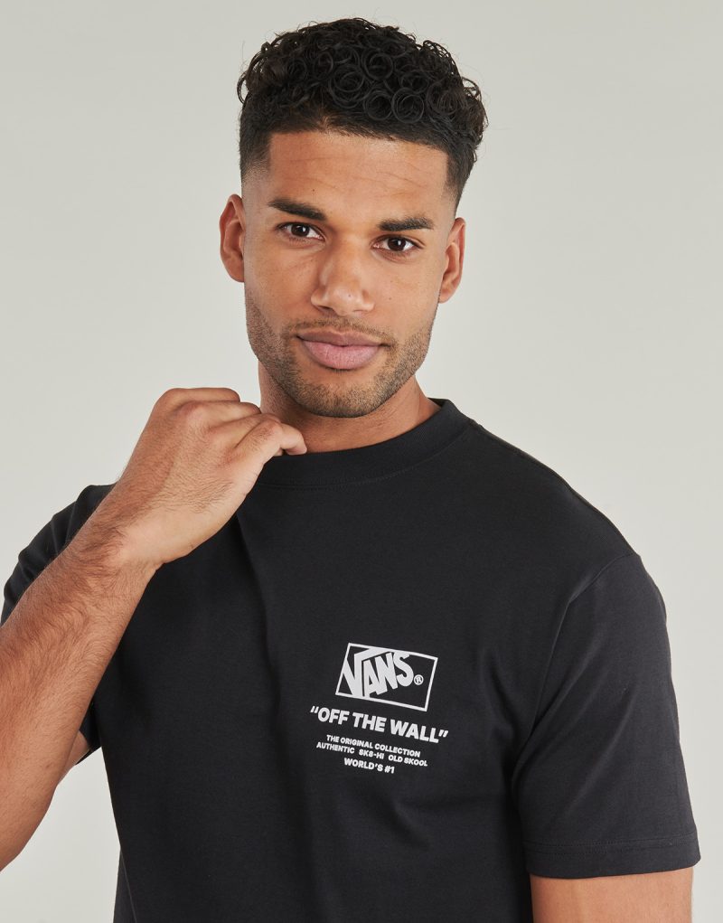 T-shirt Vans M STOCKPILE SS Nero T-shirt maniche corte Uomo - 5