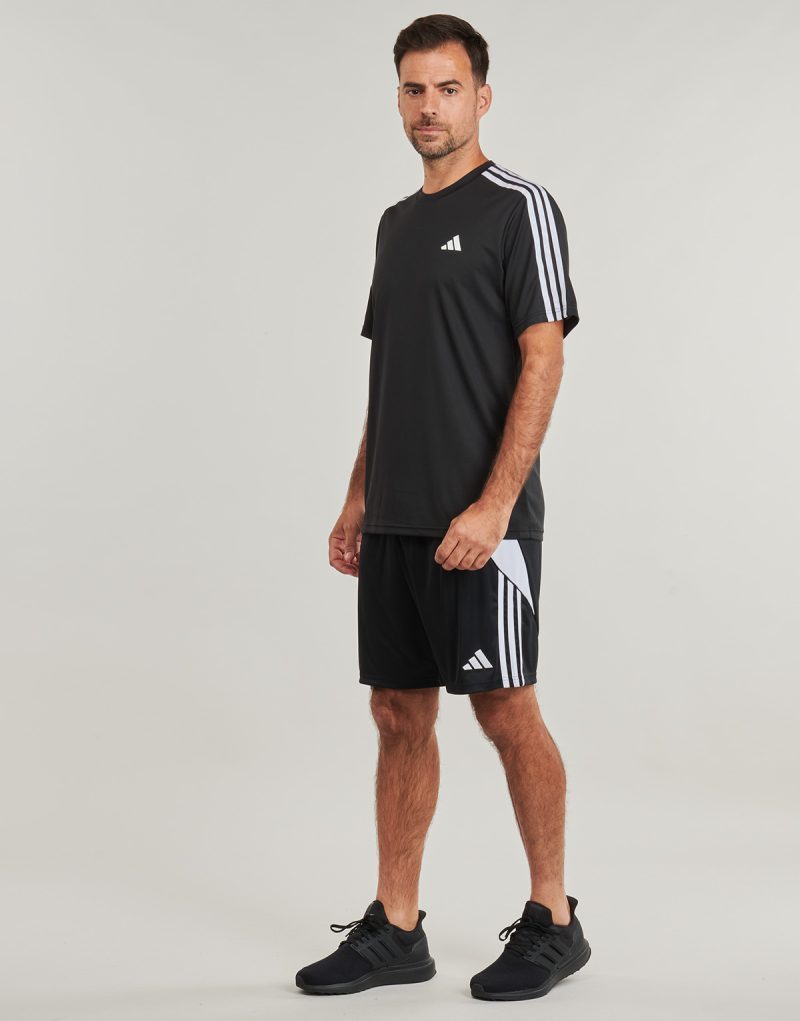 T-shirt adidas Train Essentials 3-Stripes Training Noir T-shirt manches courtes Homme - 3