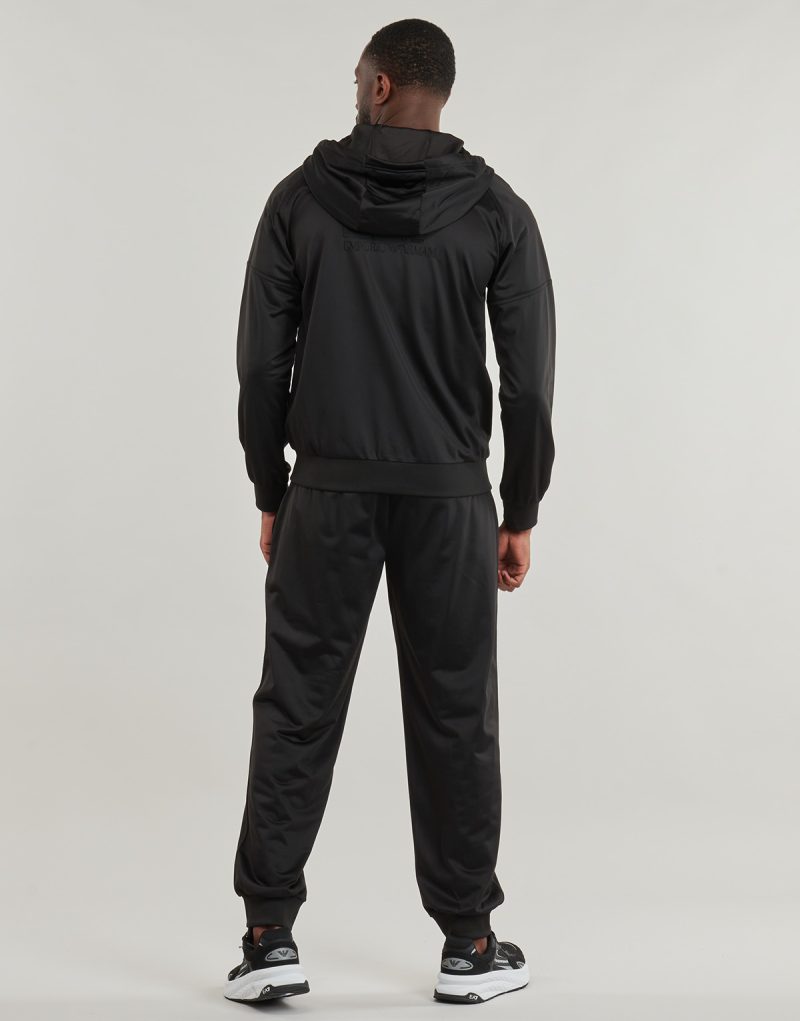 Tuta Emporio Armani EA7 TRAIN VISIBILITY M T-SUIT HOODIE FZ CH PL - TRAIN VISIBILITY M T Nero Tuta Uomo - 4
