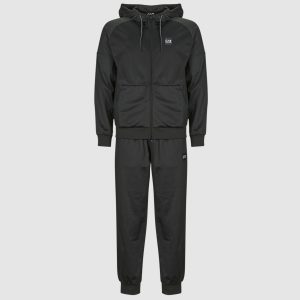 Tuta uomo Emporio Armani EA7  TRAIN VISIBILITY M T-SUIT HOODIE FZ CH PL - TRAIN VISIBILITY M T  Nero Emporio Armani EA7 8033995879322