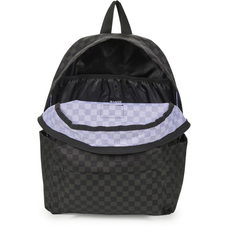 Uomo Vans OLD SKOOL GROM BACKPACK Nero Zaino Uomo - 5