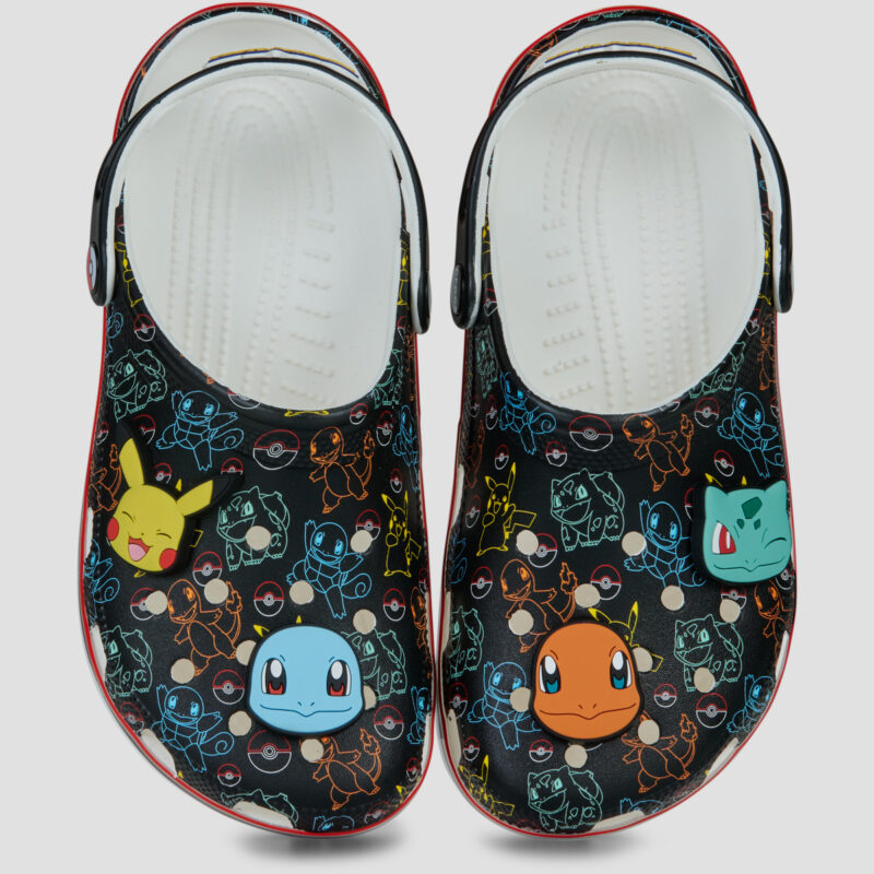 Crocs Pokemon Print Cls Clg Nero Sabots Femme - 5