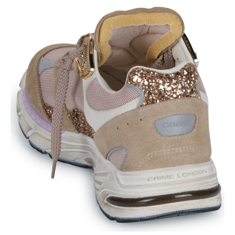 Crime London Zapatillas bajas FUGITIVE color beige para mujer - 5