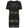 Abito corto  Freeman T.Porter  RITCHIE STRIPE  Nero -  Abiti corti Donna