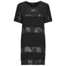 Abito corto  Freeman T.Porter  RITCHIE STRIPE  Nero -  Abiti corti Donna - 1