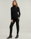 Pantalons droits Freeman T.Porter WILLOW POLYNEO Noir Pantalons droits Femme - 3