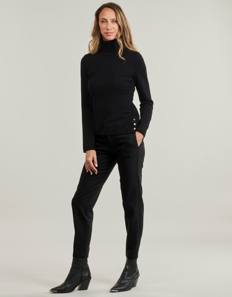 Pantalons droits Freeman T.Porter WILLOW POLYNEO Noir Pantalons droits Femme - 3