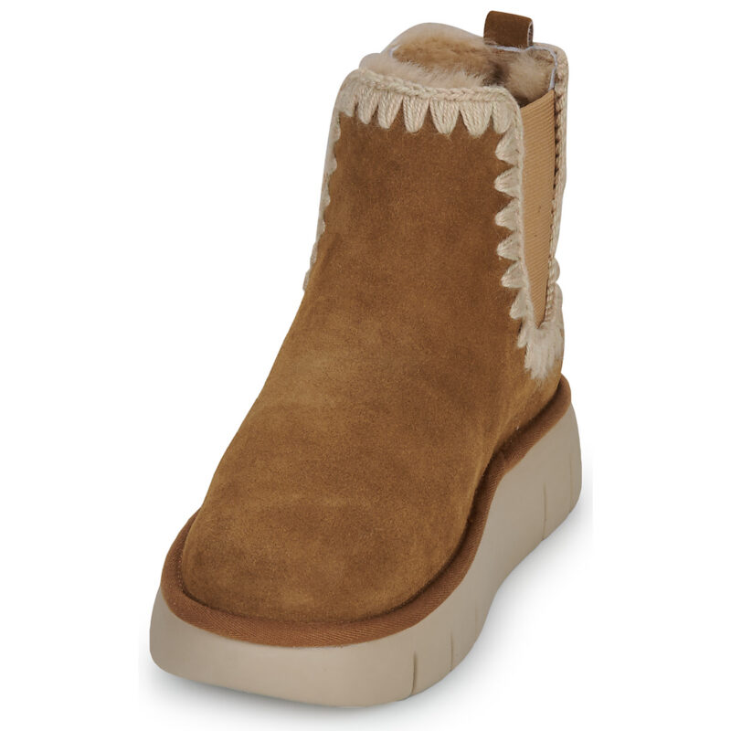 Mou BOUNCE CHELSEA BOOT IN SUEDE Marrone Stivaletti Donna - 3