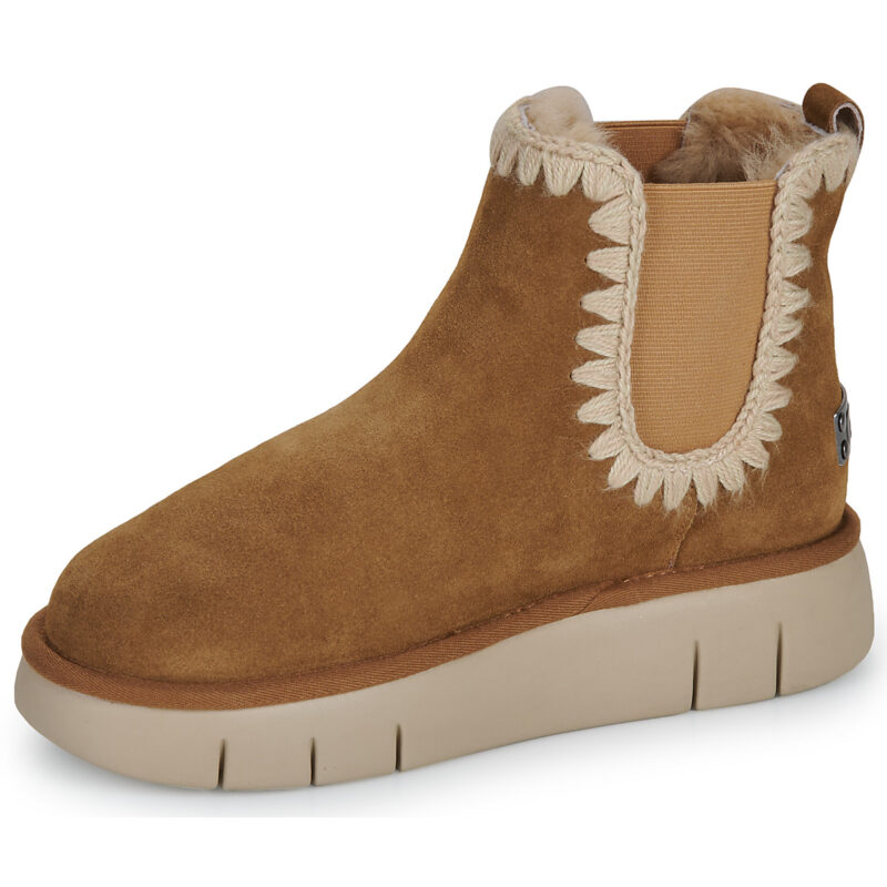 Mou BOUNCE CHELSEA BOOT IN SUEDE Marrone Stivaletti Donna - 4