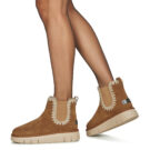 Mou BOUNCE CHELSEA BOOT IN SUEDE Marrone Stivaletti Donna - 8