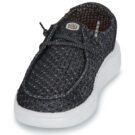 HEYDUDE  WENDY RISE PERF CANVAS  Nero -  Slip on Donna - 3