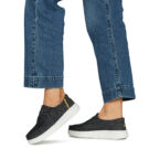 HEYDUDE  WENDY RISE PERF CANVAS  Nero -  Slip on Donna - 8