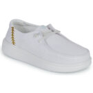 HEYDUDE  WENDY RISE PERF CANVAS  Bianco -  Slip on Donna - 1