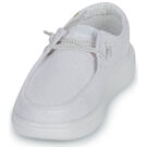 HEYDUDE  WENDY RISE PERF CANVAS  Bianco -  Slip on Donna - 3