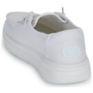 HEYDUDE  WENDY RISE PERF CANVAS  Bianco -  Slip on Donna - 5
