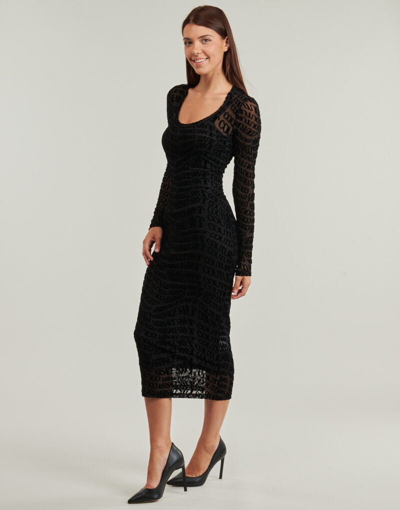 Abito   Versace Jeans Couture  79HAO920  Nero -   Abiti Lunghi Donna - 3