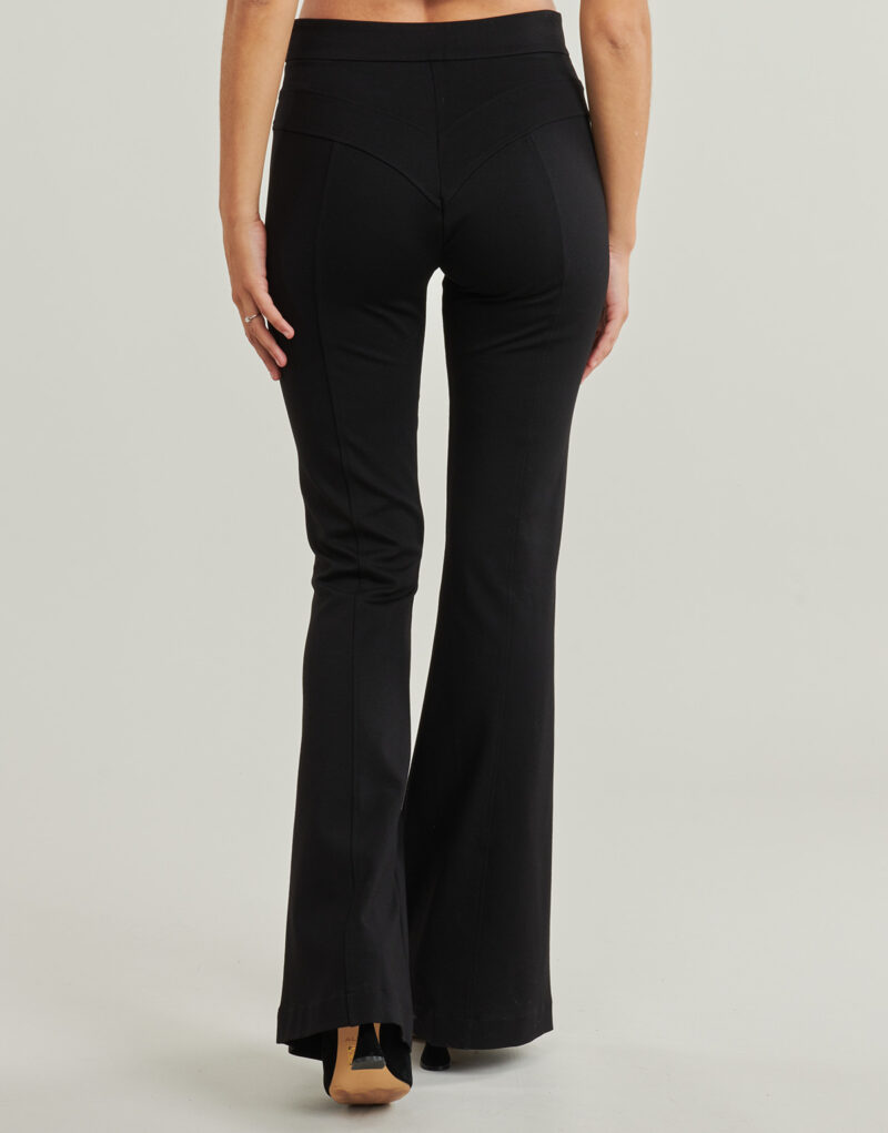 Pantaloni larghi Versace Jeans Couture 79HAA105 Nero Pantaloni larghi Donna - 4