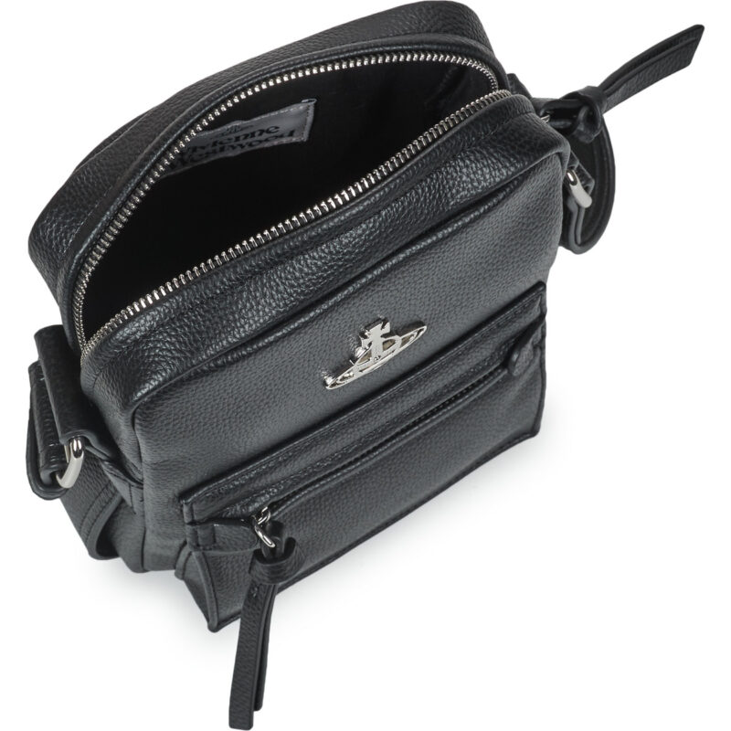 Vivienne Westwood JACKSON CROSSBODY SATCHEL S Nero Borse Shopping Donna - 5