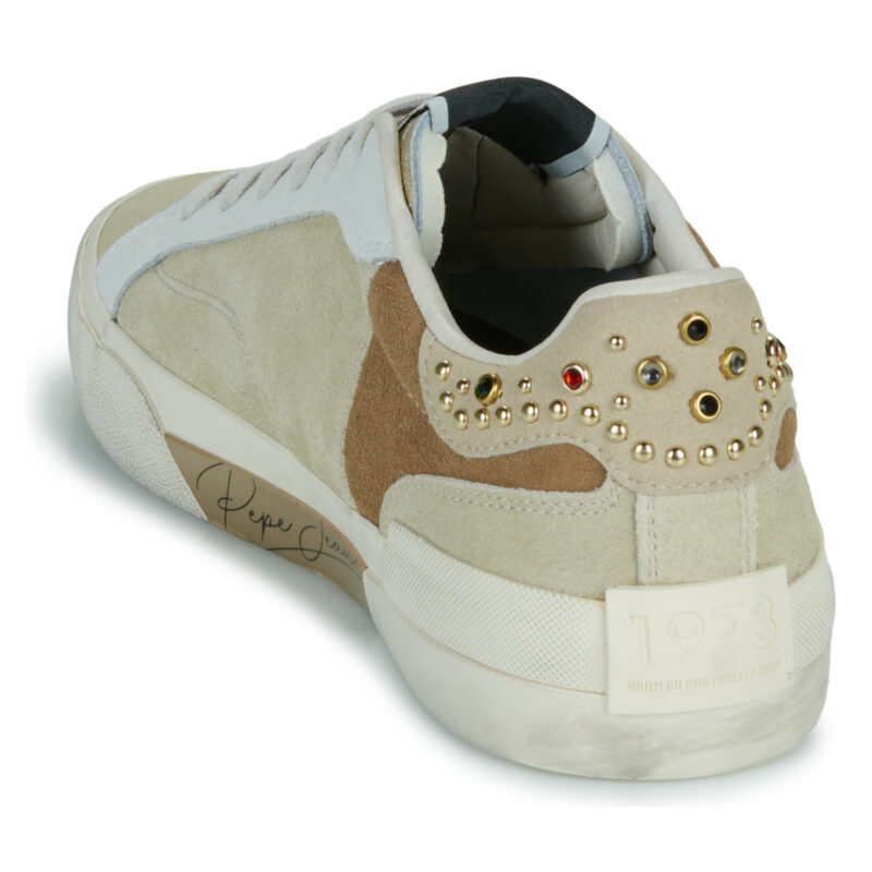 Pepe jeans MILAN CRYSTAL W Bianco Sneakers basse Donna - 5