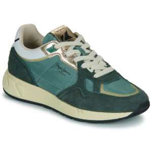 Pepe jeans  MARLON METAL W  Verde -  Sneakers basse Donna