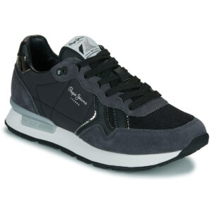 Pepe jeans  BRIT MIRROR W  Nero -  Sneakers basse Donna